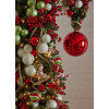 Caixa Bolas Natal Brancas 10cm